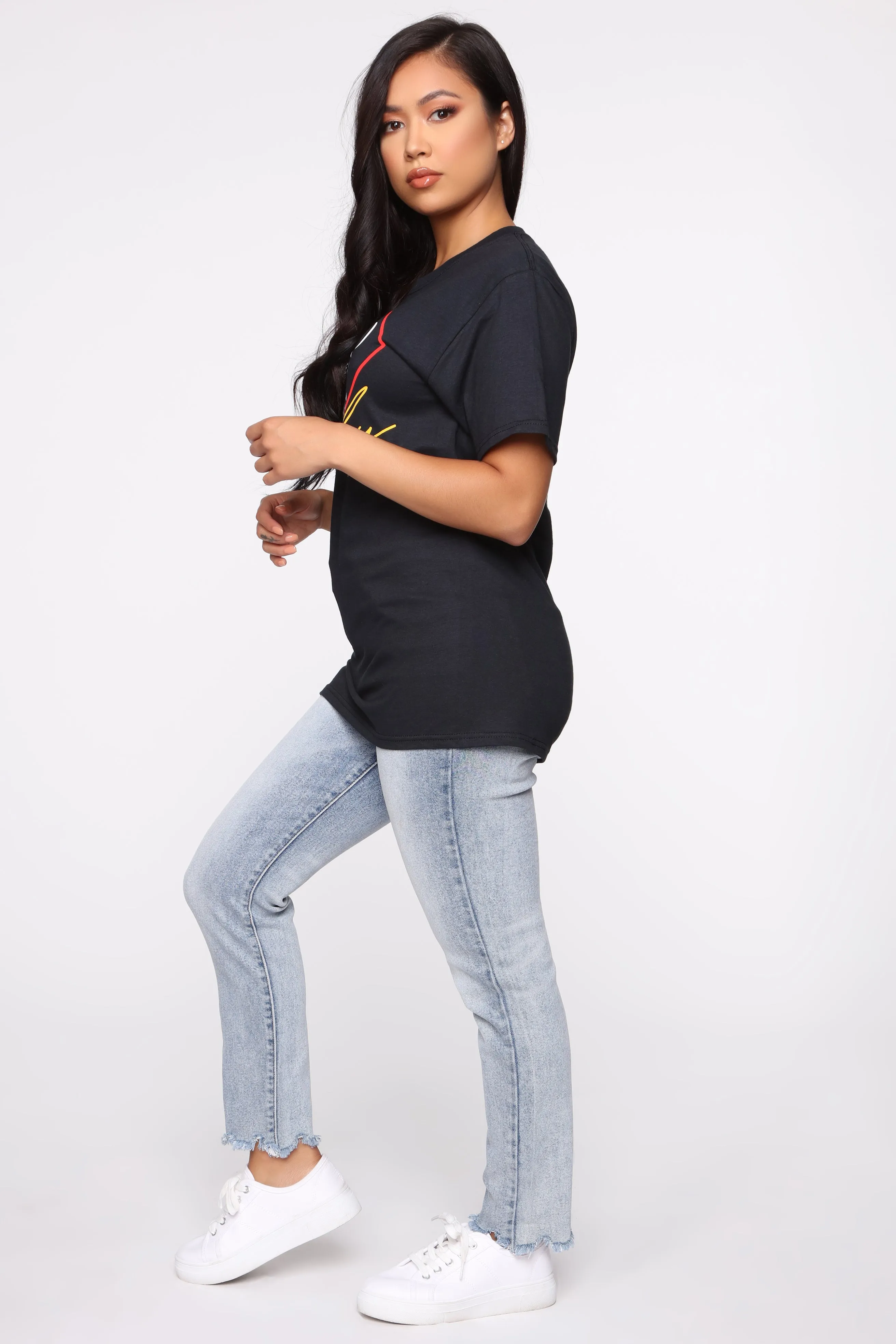 A Good Life Tunic Top - Black