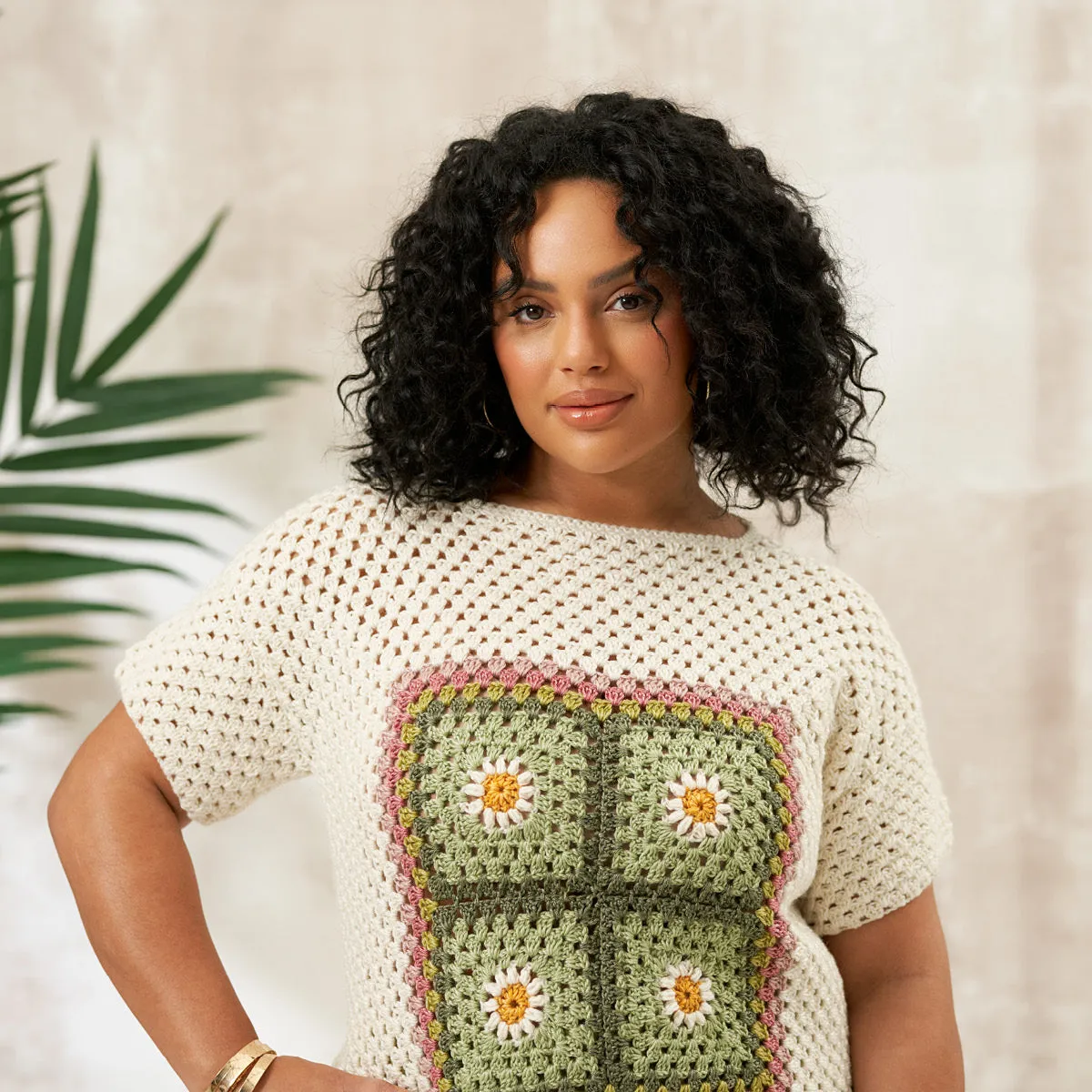 Aster Crochet Daisy T-Shirts in West Yorkshire Spinners Elements Dk - Digital Version DPB0277