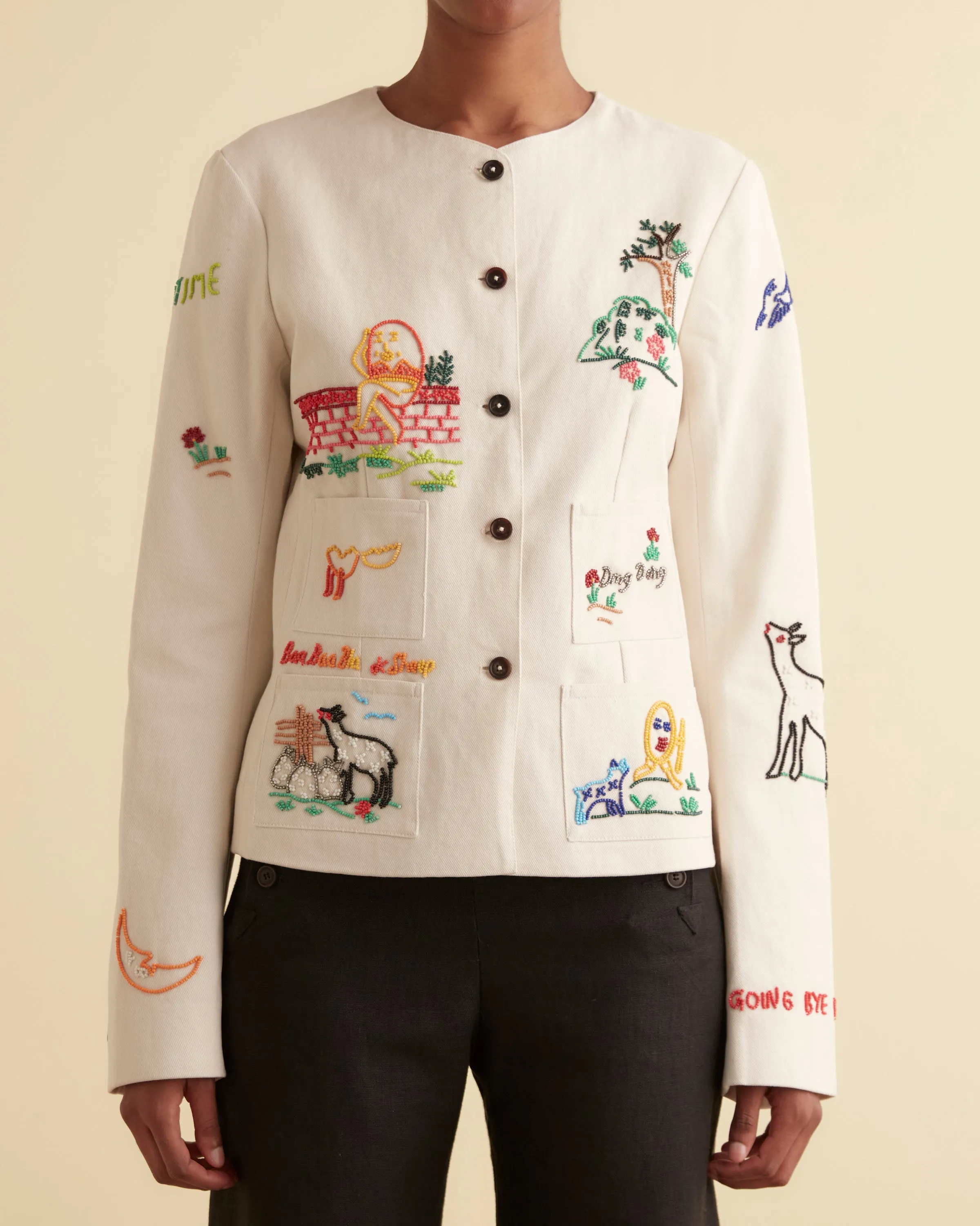 Beaded Nursery Rhyme Jacket