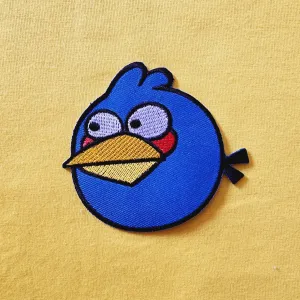 Blue Bird Iron on Patch