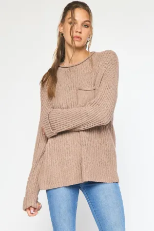 Café Mocha Knit Sweater