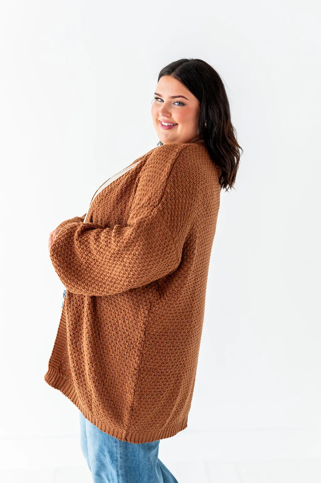 Chilton Cardigan in Brown