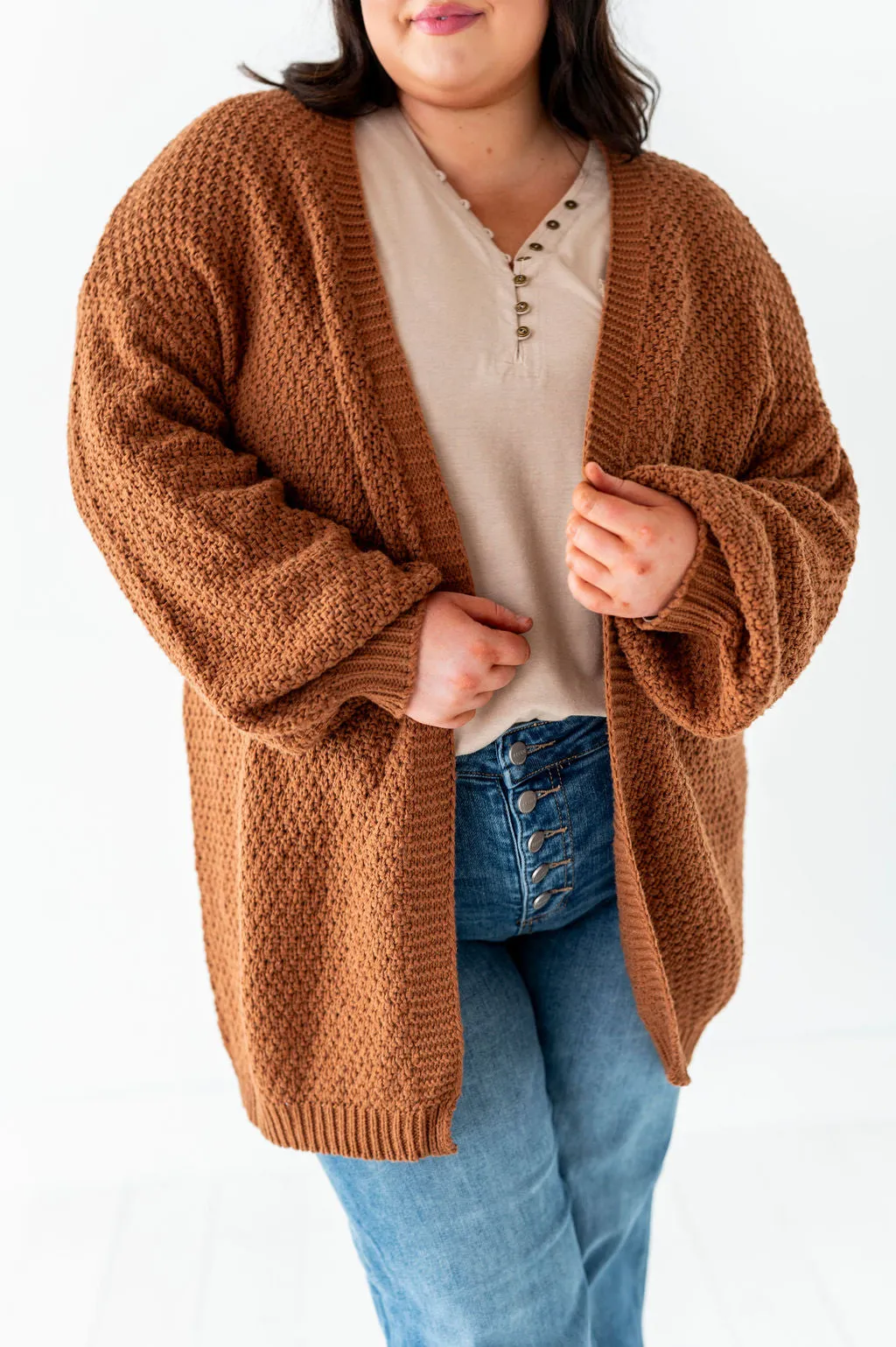 Chilton Cardigan in Brown