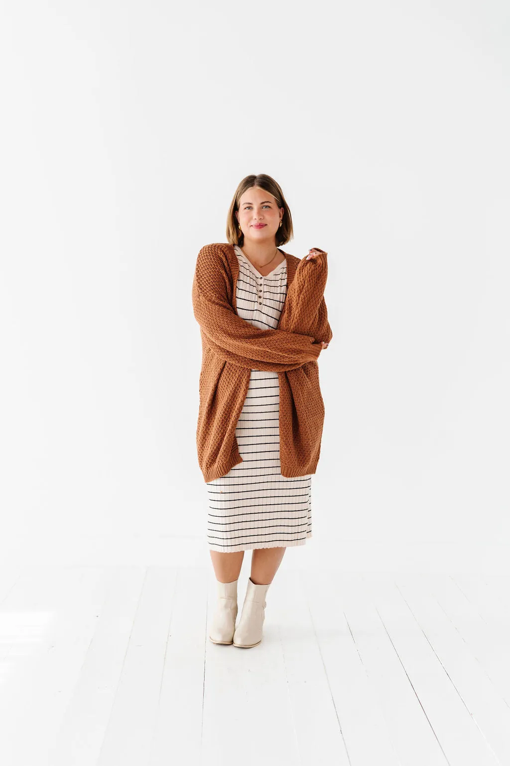 Chilton Cardigan in Brown