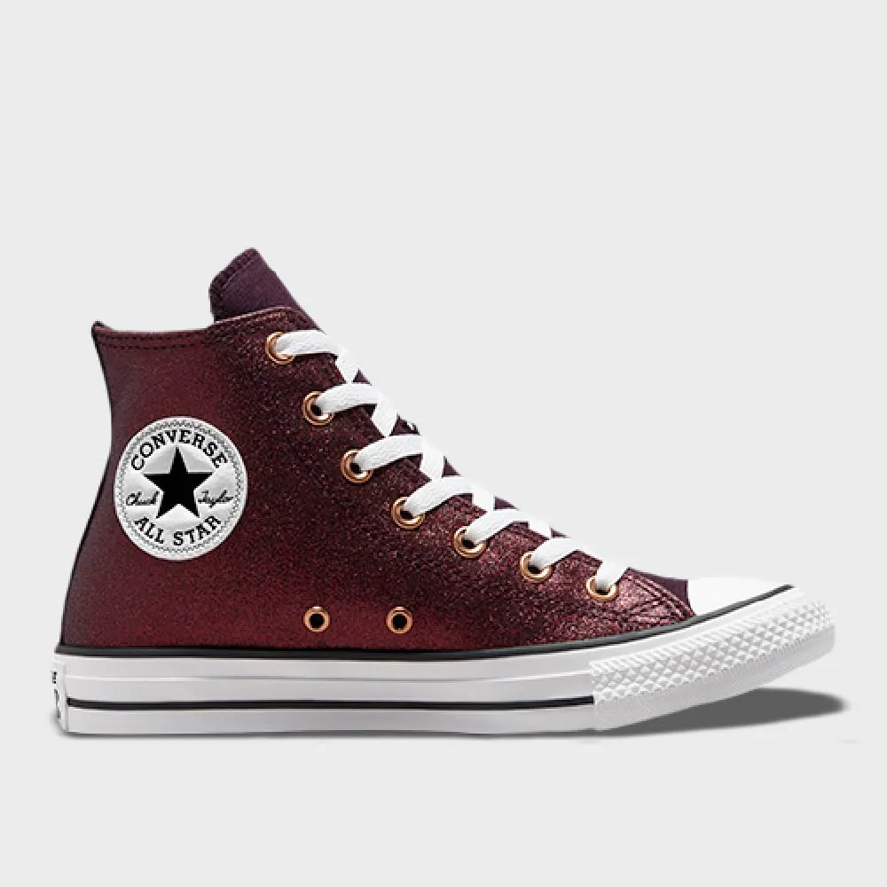 Converse Womens Chuck Taylor All Star Forest Glam High Brown/White _ 172690 _ Brown