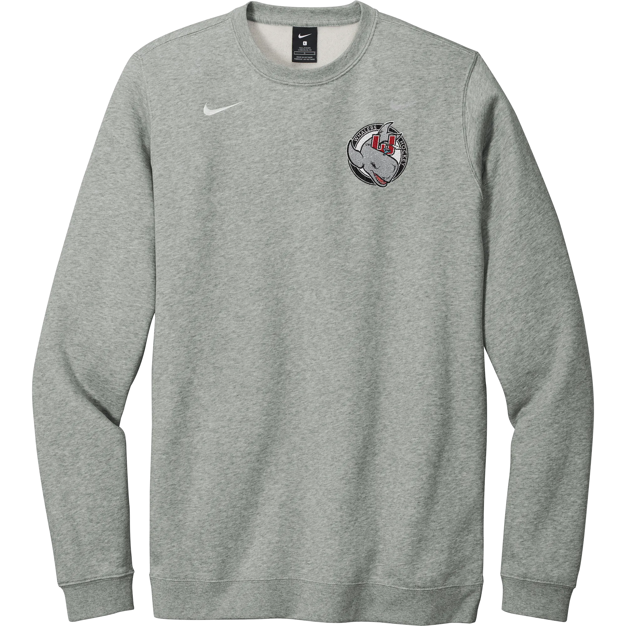 CT Whalers Tier 2 Nike Club Fleece Crew