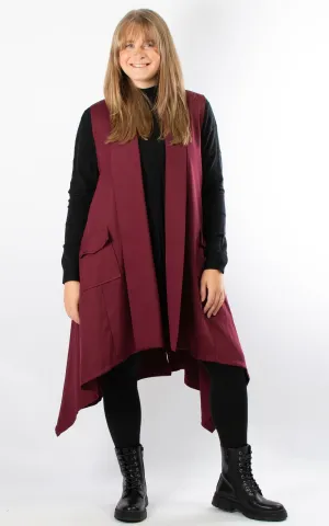 Dina Waistcoat | Wine