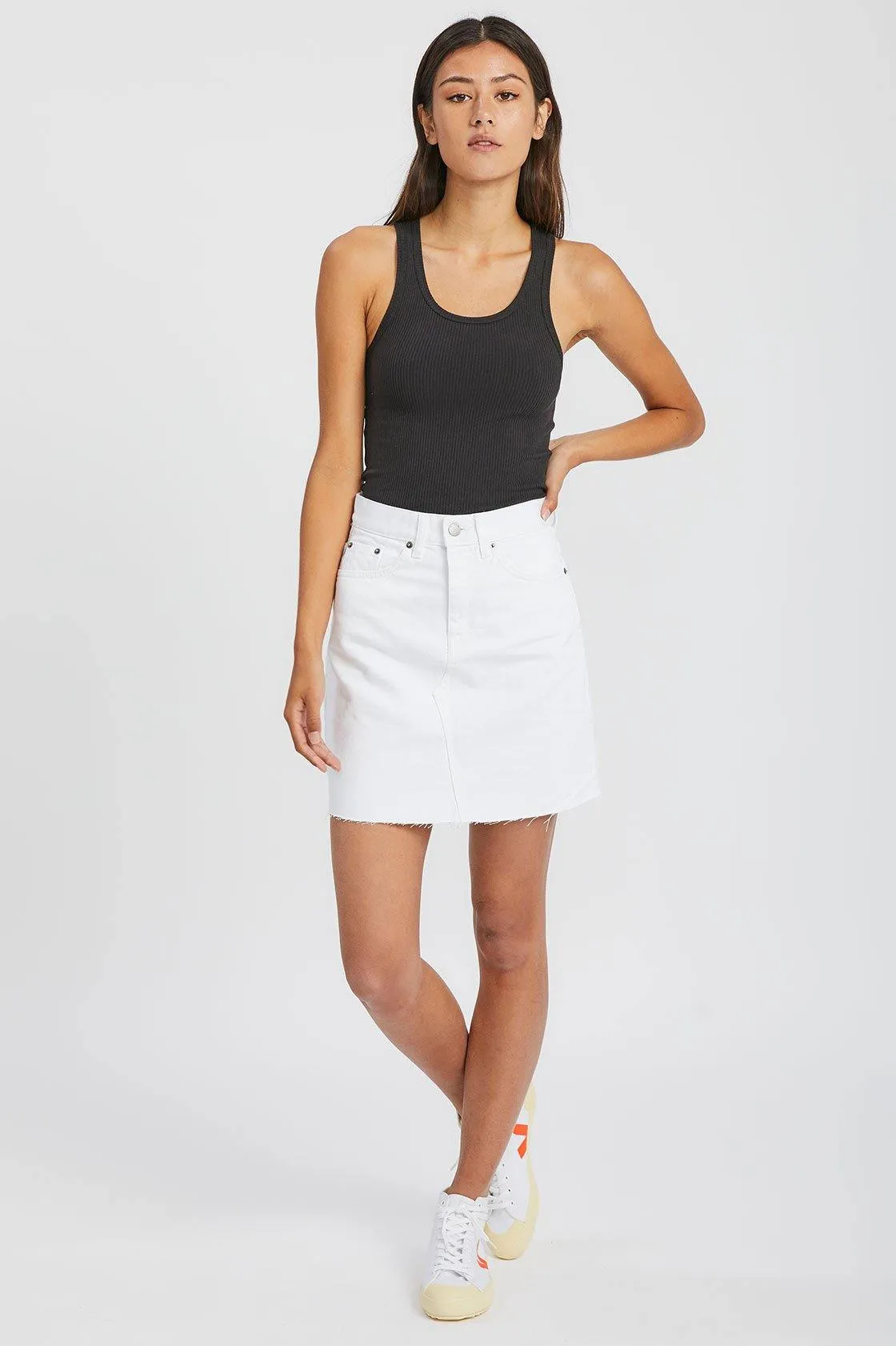 Echo Skirt - White