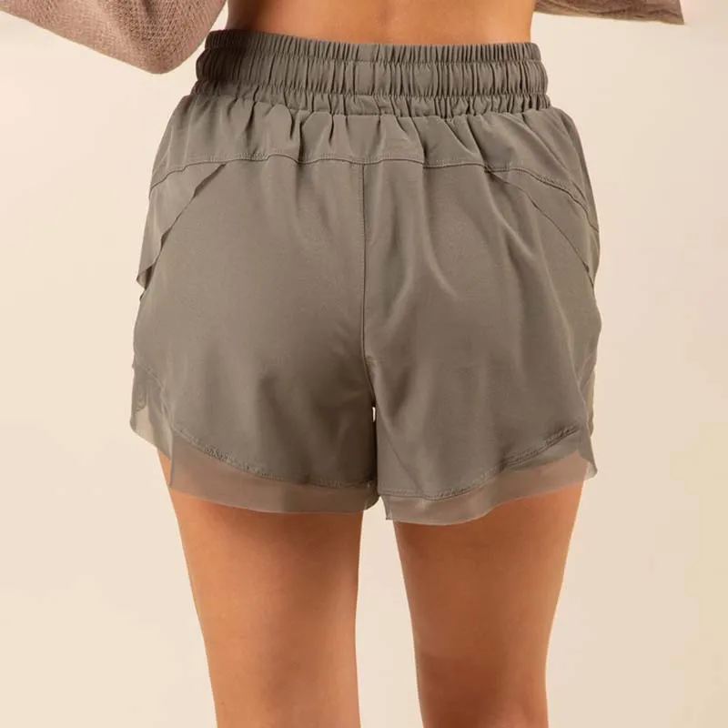 Elastic Waist Pull On Active Shorts