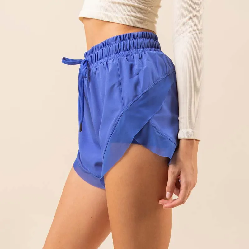 Elastic Waist Pull On Active Shorts