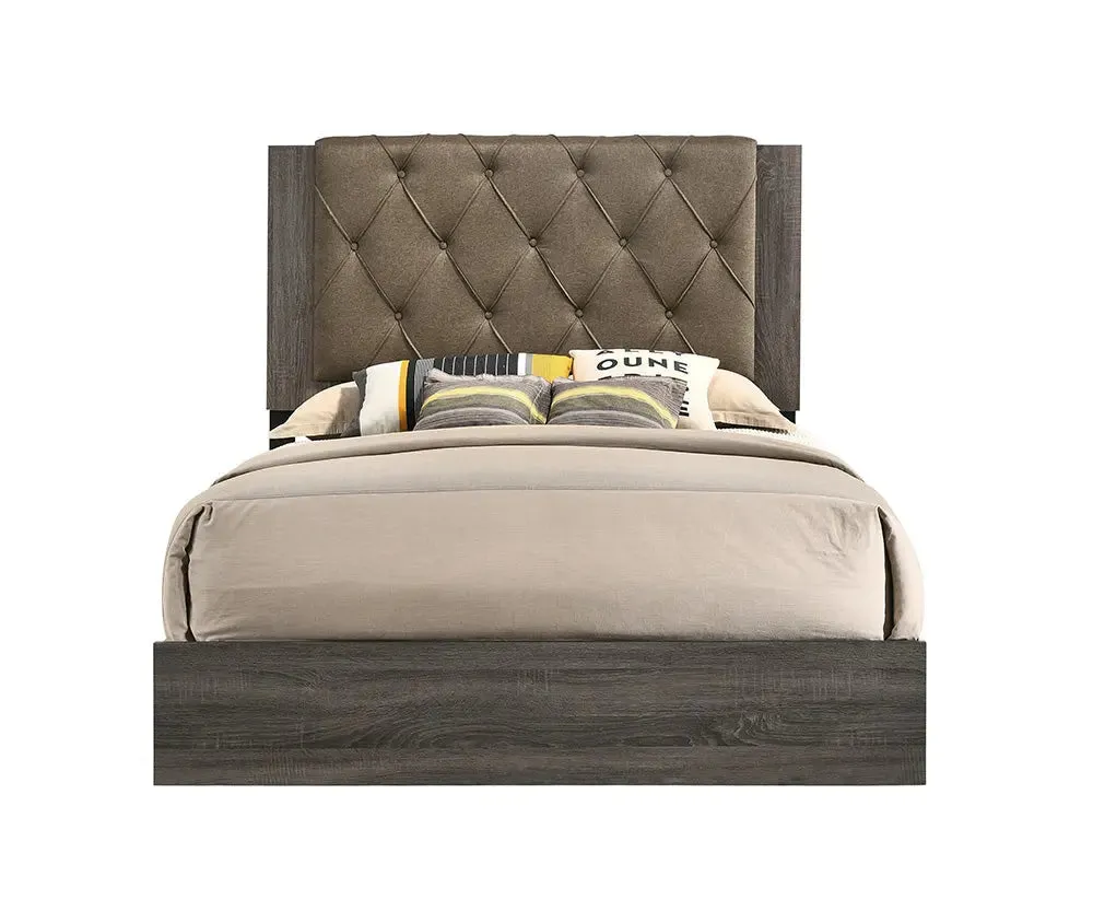 Emersyn King Bed, Rustic Gray