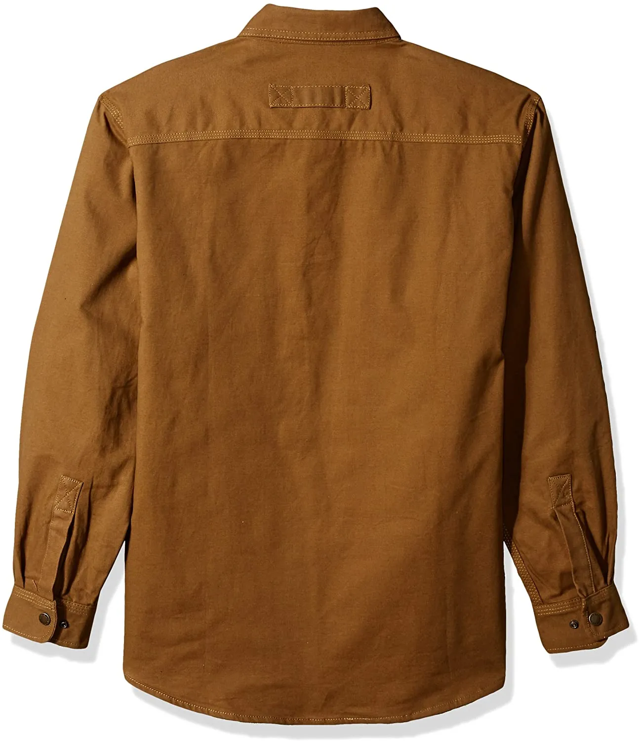 FLANNEL-LINED FULL-SWING SMITH'S-STRETCH WORK SHIRT