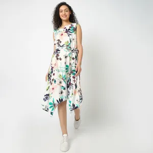 Flare Fit Floral Dress