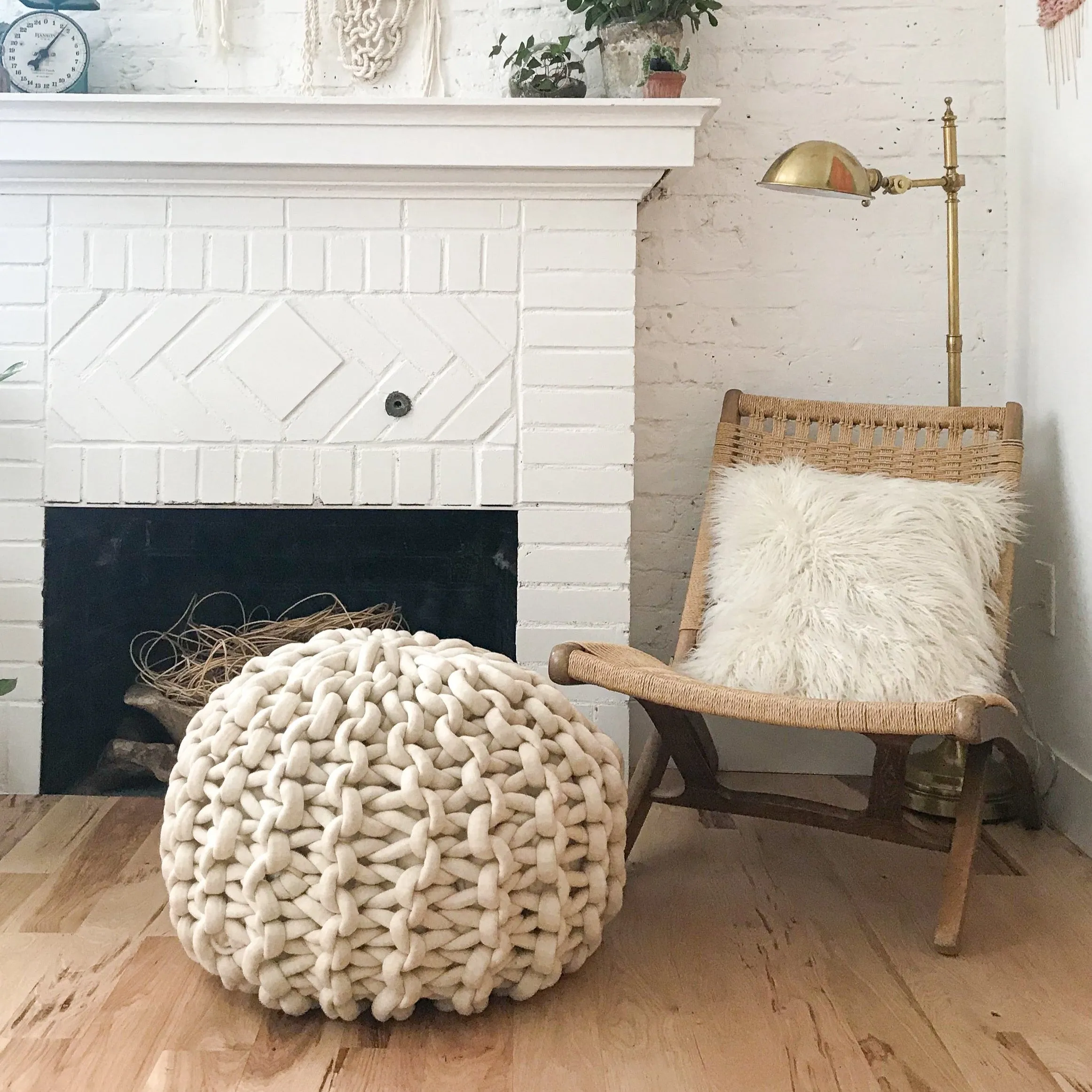 Giant Cotton Squish Pouf Pattern