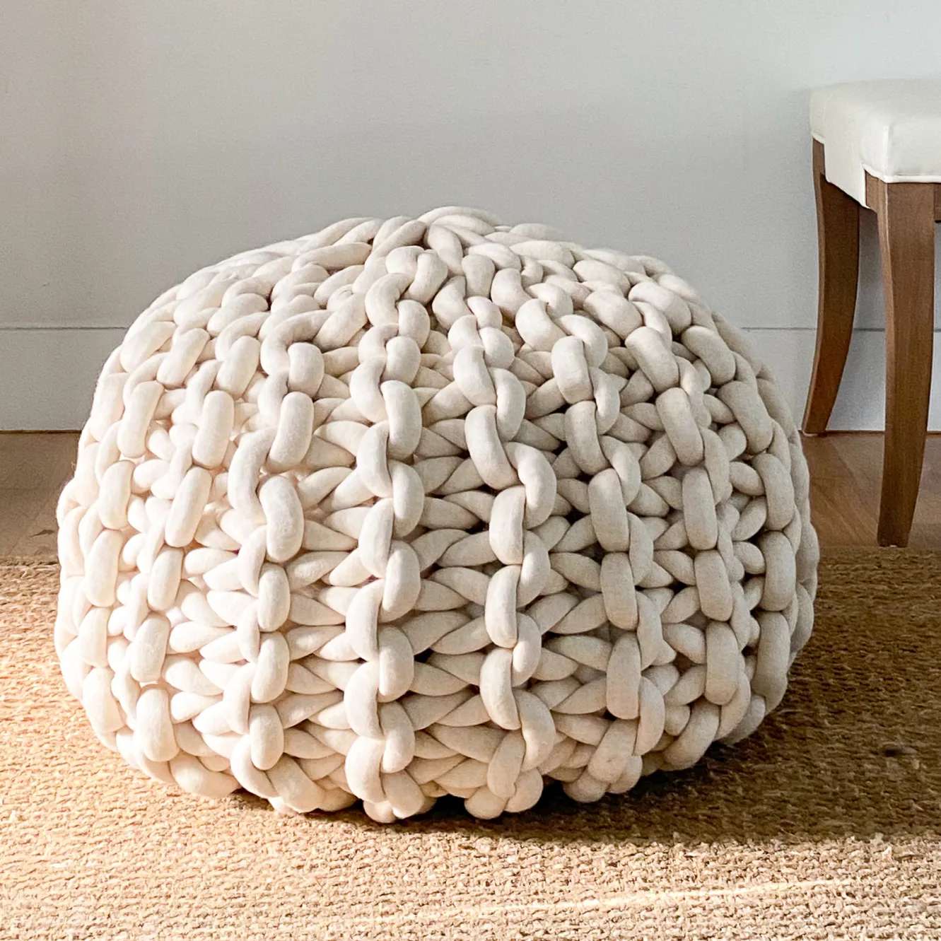 Giant Cotton Squish Pouf Pattern