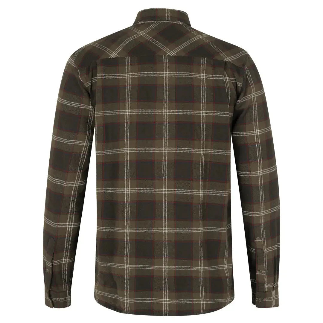 Glen Flannel Shirt - Pine Green Check by Seeland