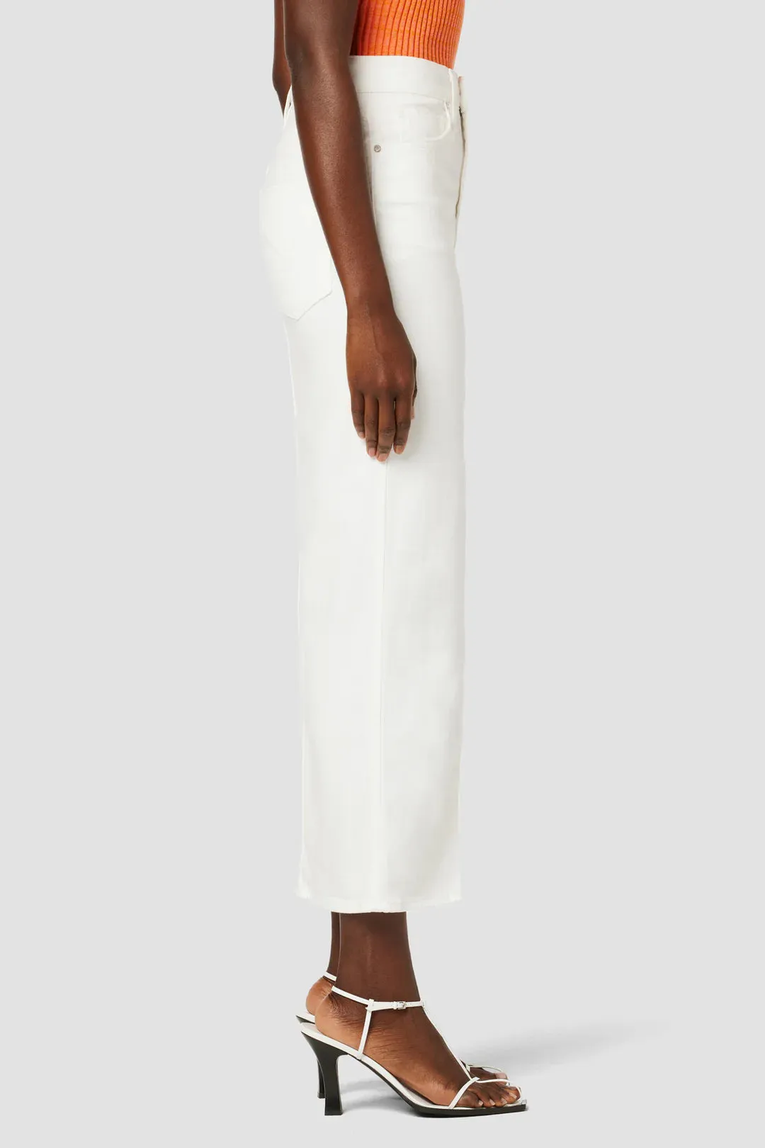 Hudson Jeans Reconstructed Midi Skirt