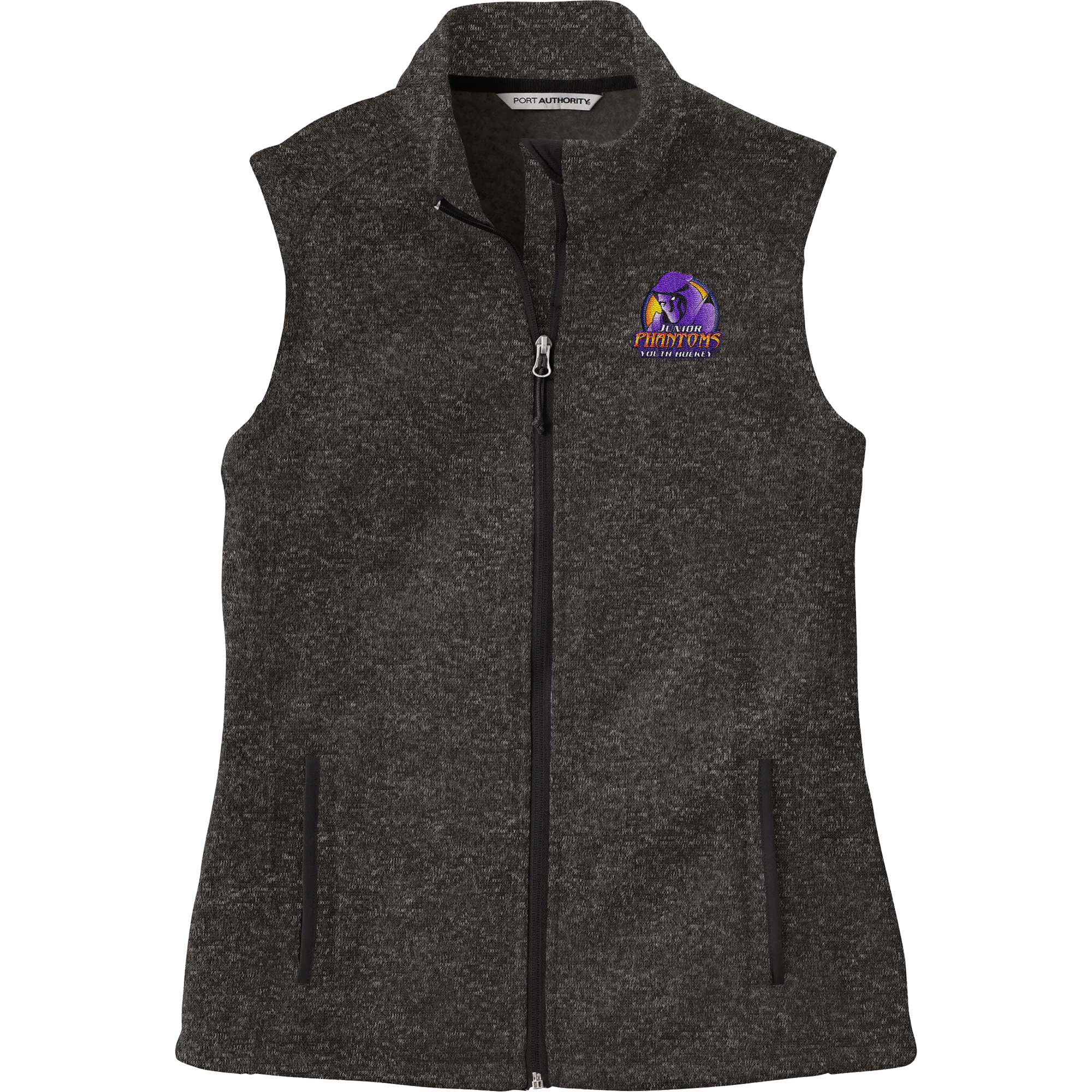 Jr. Phantoms Ladies Sweater Fleece Vest