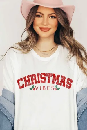 kesley CHRISTMAS VIBES GRAPHIC T-SHIRT