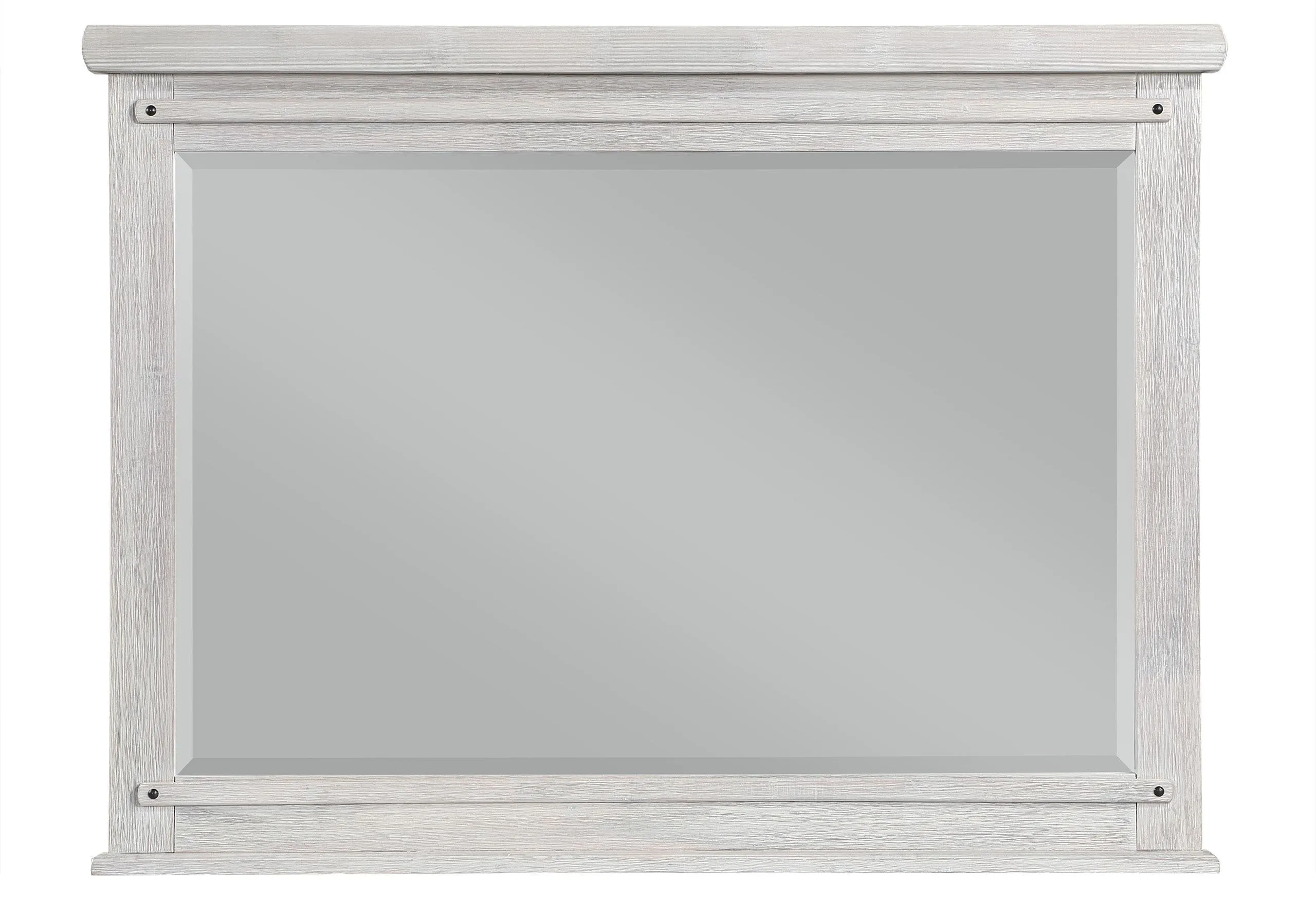 Levi White Oak Mirror - Rustic Mirror Accent