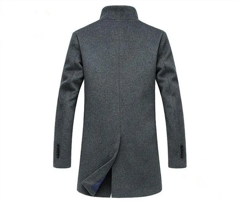 Luxury Wool Slim Fit Winter Coat - 4 Colors