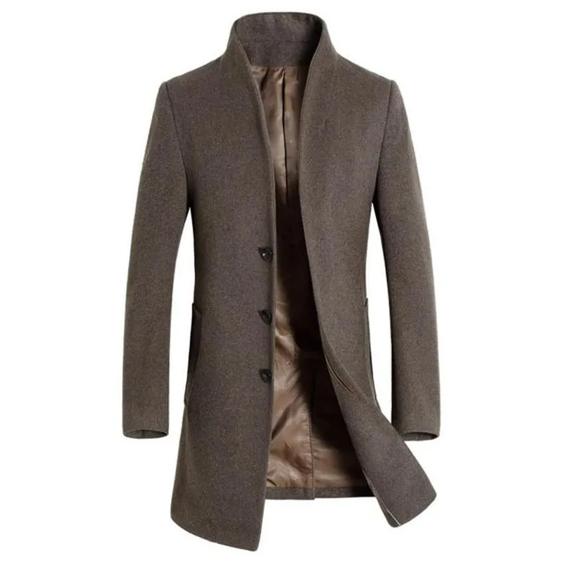 Luxury Wool Slim Fit Winter Coat - 4 Colors