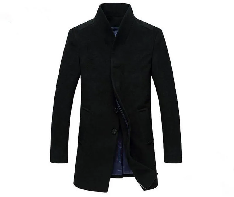 Luxury Wool Slim Fit Winter Coat - 4 Colors