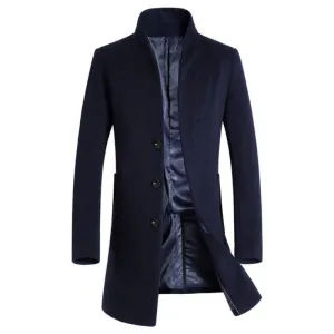 Luxury Wool Slim Fit Winter Coat - 4 Colors