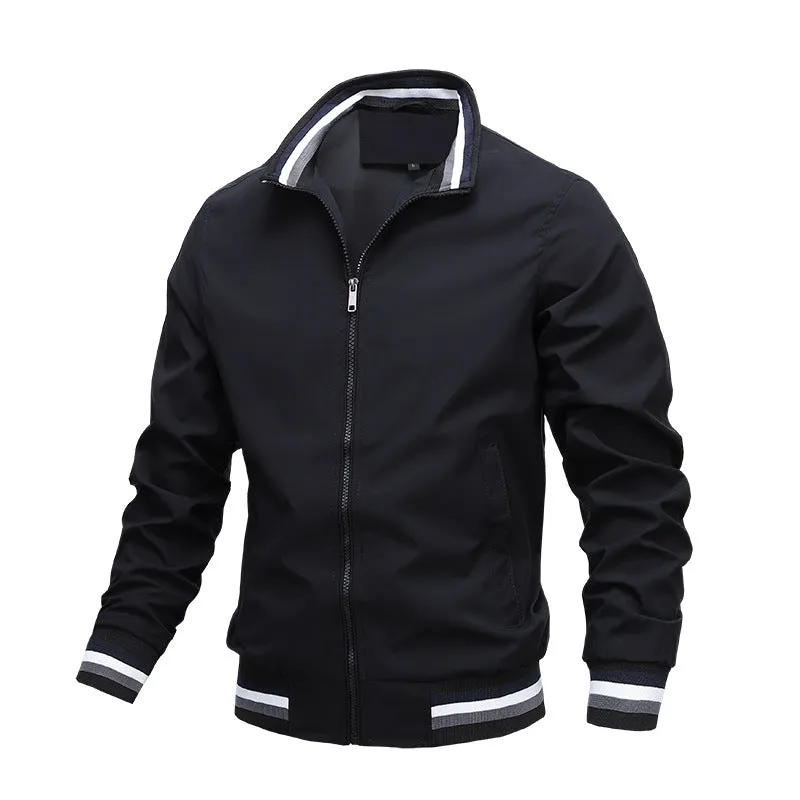 Men's Fashion  Jacket and Coat New Men's Trench Coat Bomber Jacket Fall Men's Army Cargo Outdoor Clothing Casual Street