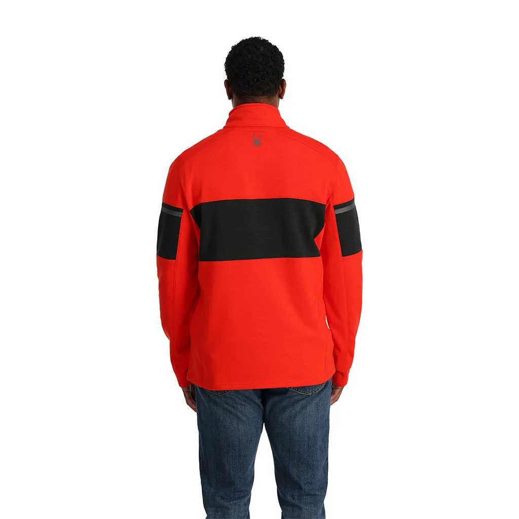 Mens Speed Fleece Half Zip - Volcano