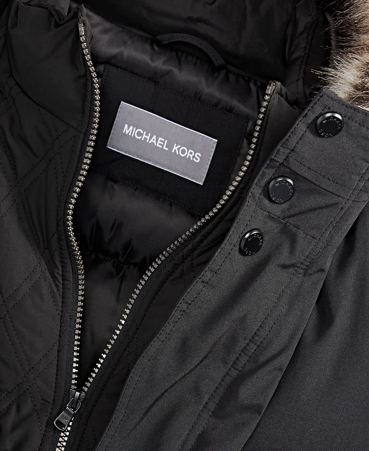 michael kors men's snorkel and bib parka with hood created for Macy's Michael Kors, black