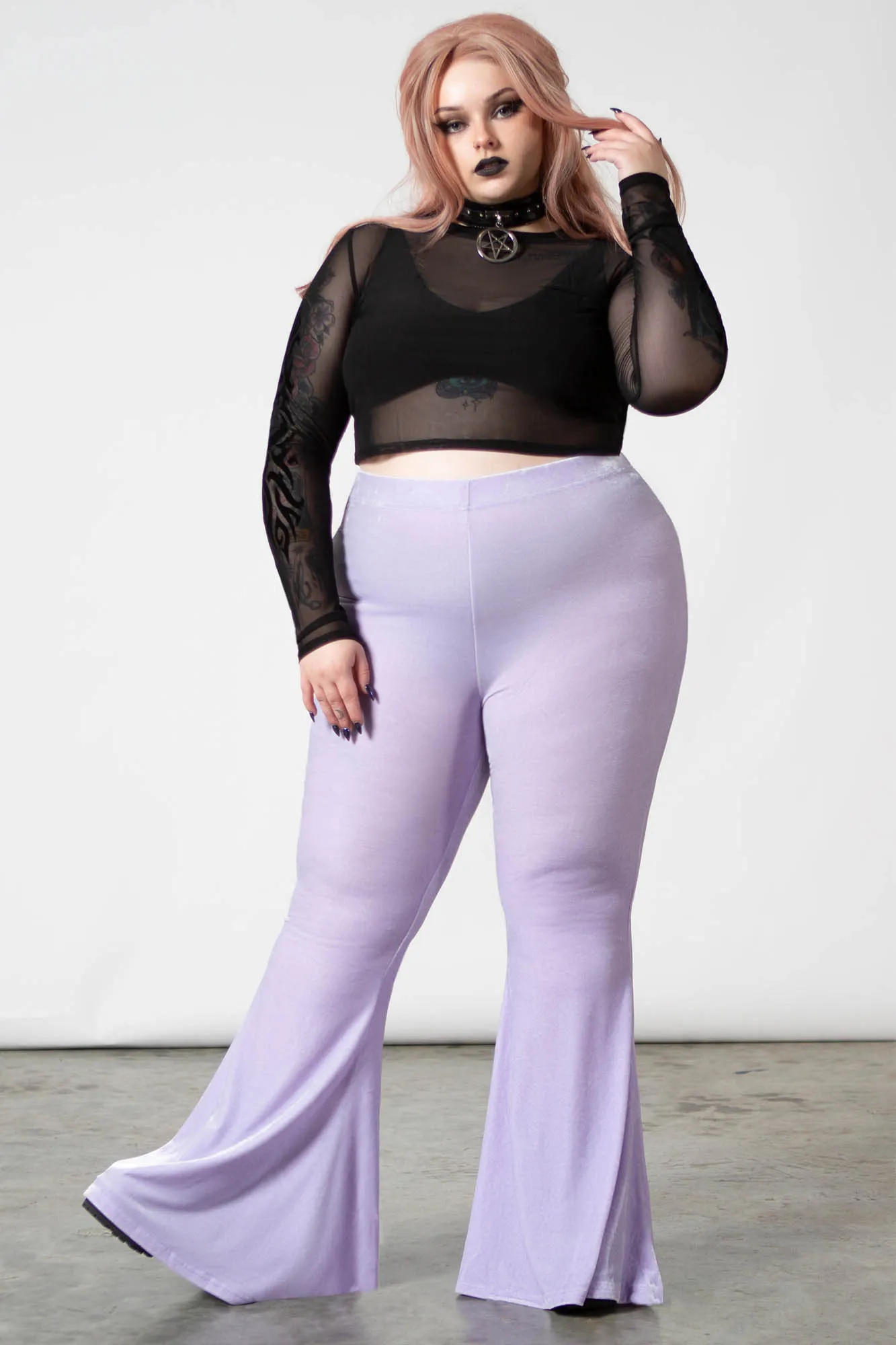 Moondance Bell Bottoms [PASTEL LILAC]