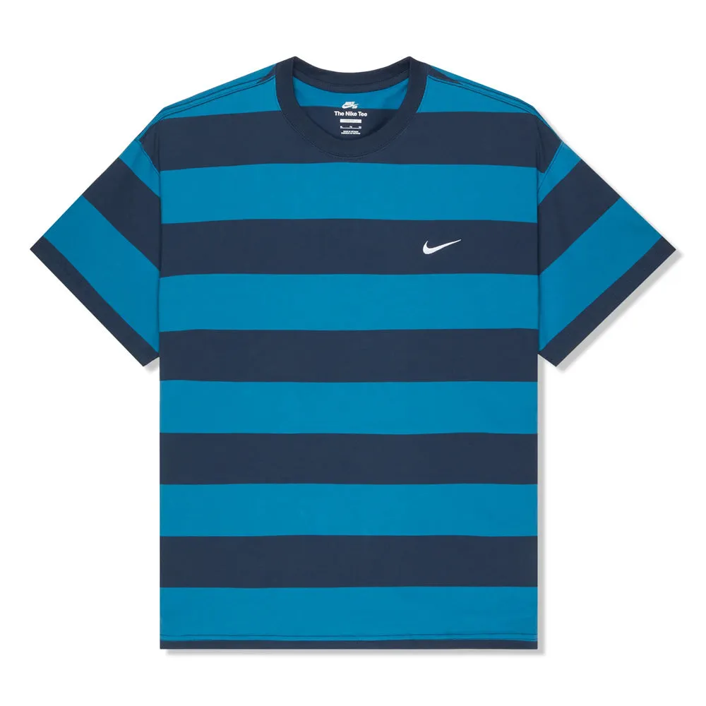 Nike SB Striped Skate Tee Midnight Navy/Industrial Blue