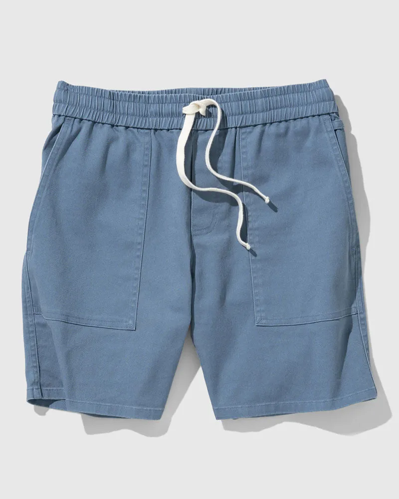 Organic Twill Pull-On Short - 7