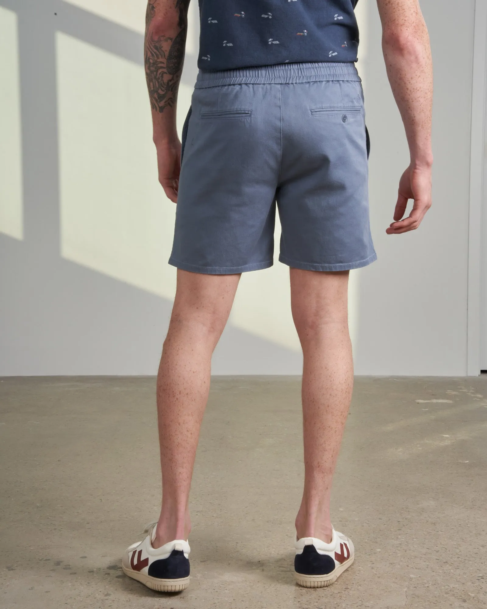 Organic Twill Pull-On Short - 7