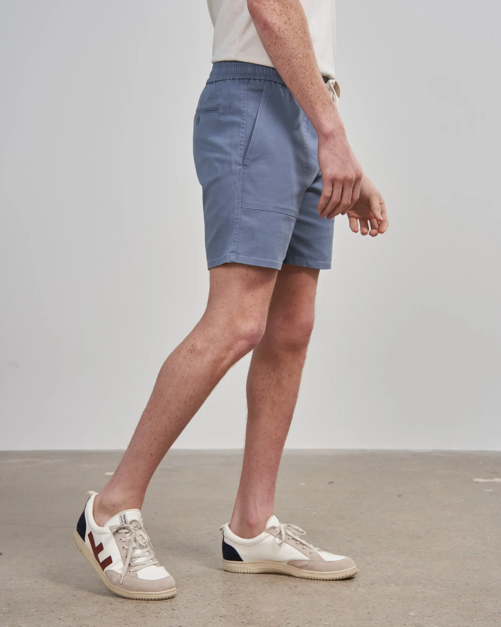 Organic Twill Pull-On Short - 7