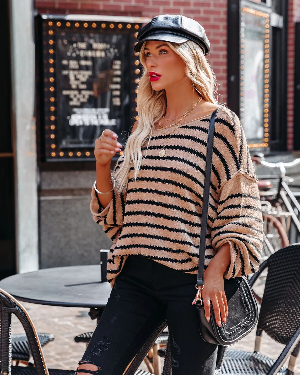 Pippa Striped Knit Sweater