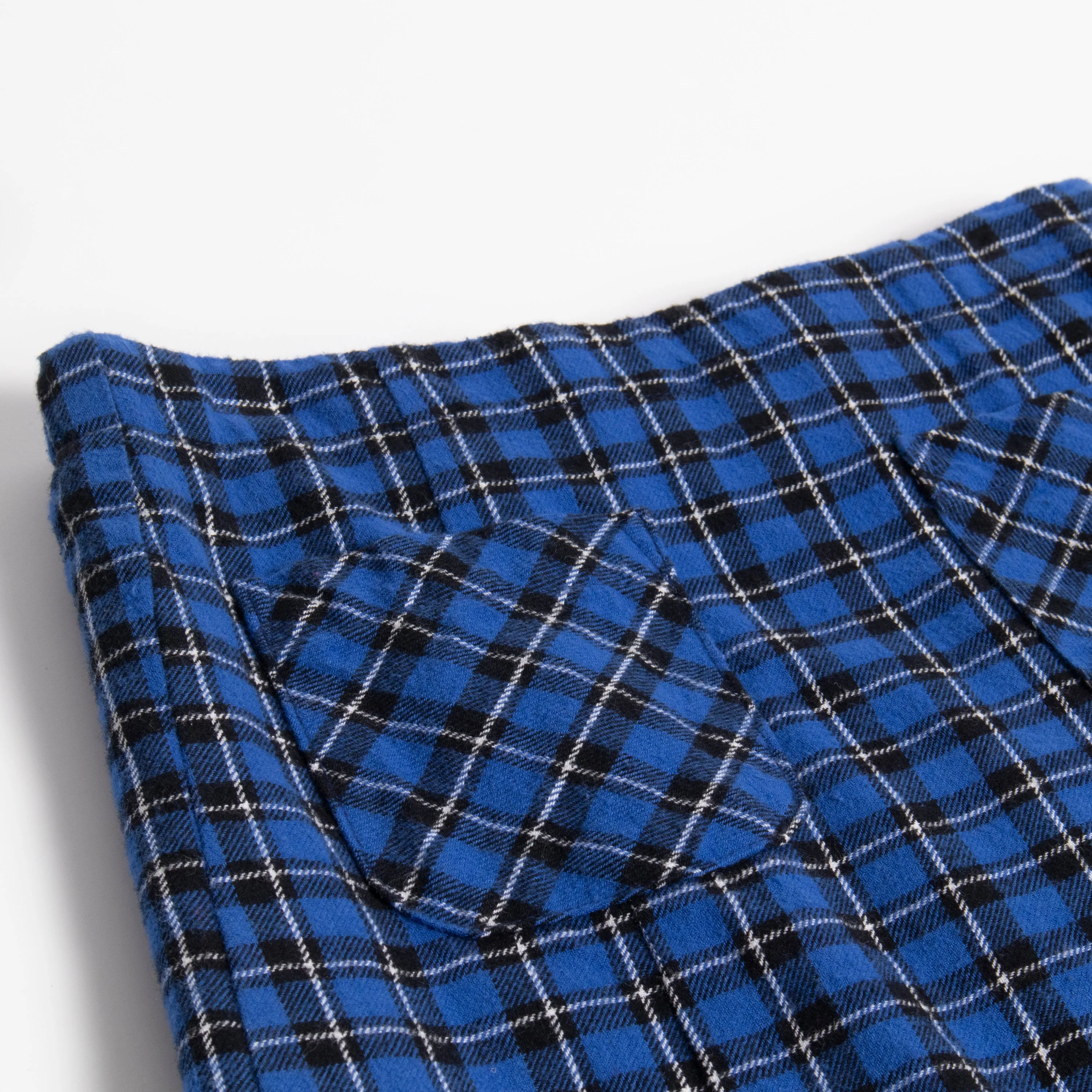 Plaid Patch Pocket Skirt