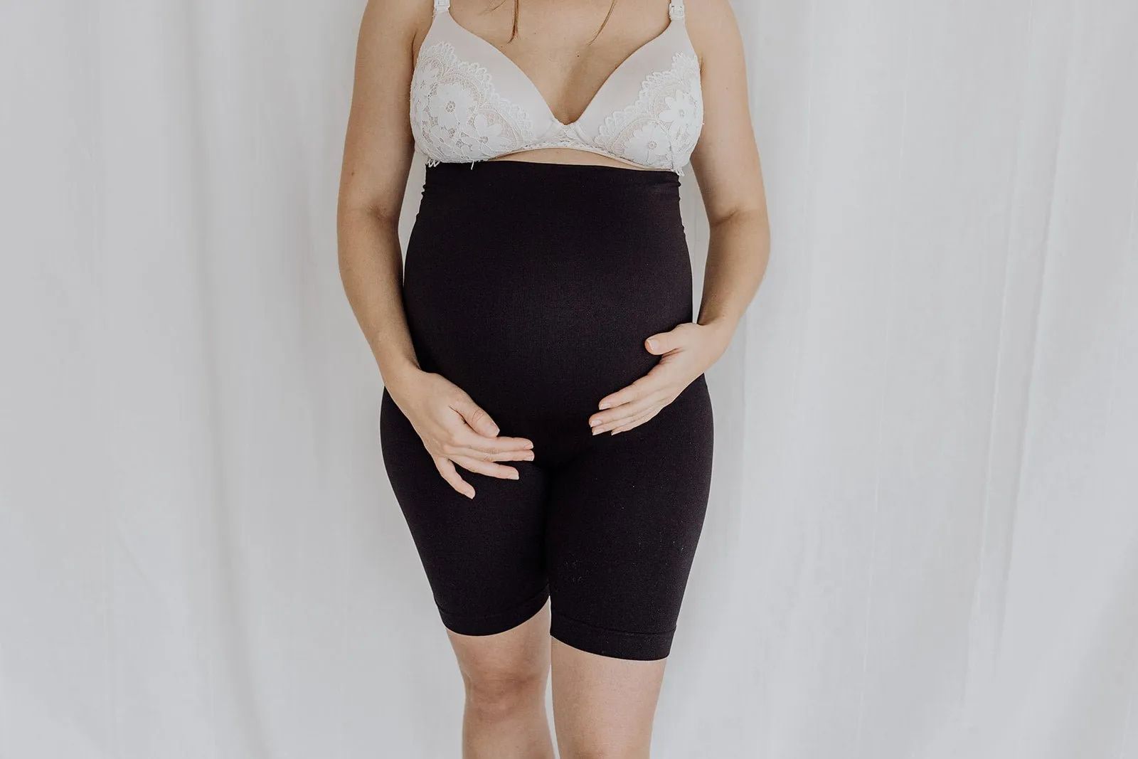 Postpartum recovery support wear shorts