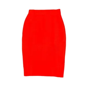 Pre Order:  Solid Bandage Midi Skirt