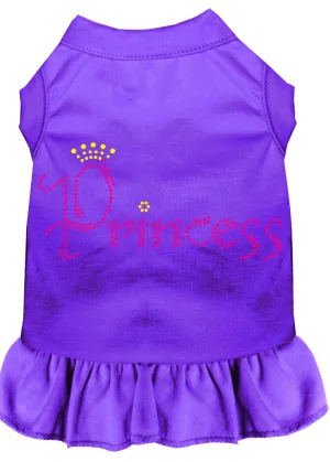 Princess Rhinestone Dress Purple Xs (8)