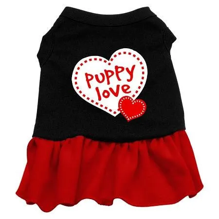 Puppy Love Dresses Black with Red XXXL (20)