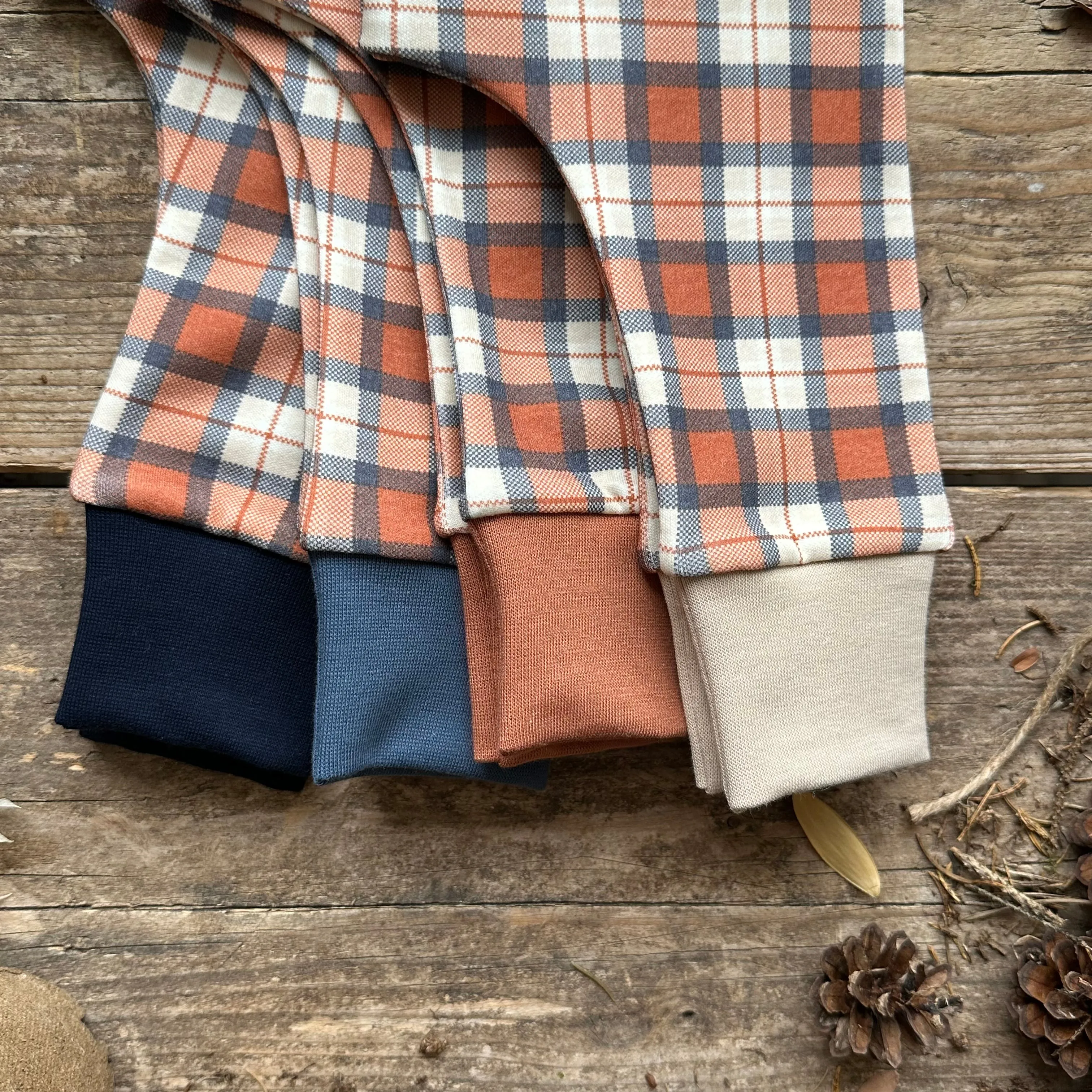 Rustic Plaid T-Shirt | Long Sleeve