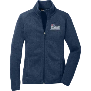 Secaucus Patriots Ladies Sweater Fleece Jacket