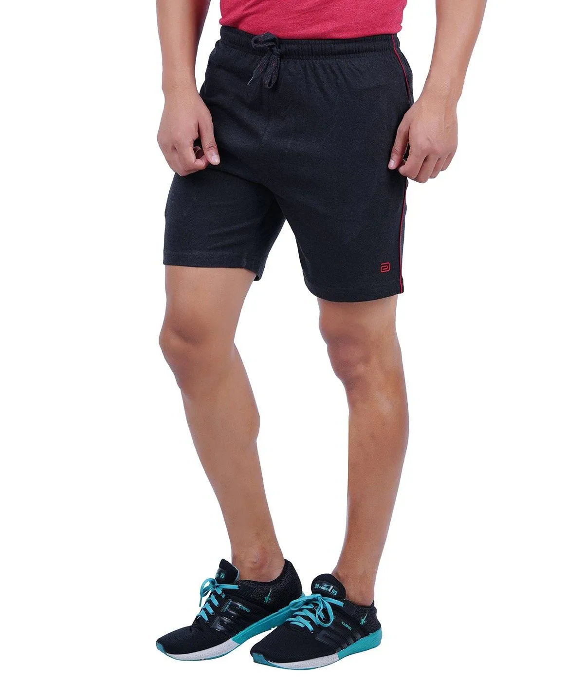 Shorts - Charcoal Knitted Shorts For Mens | Ariser