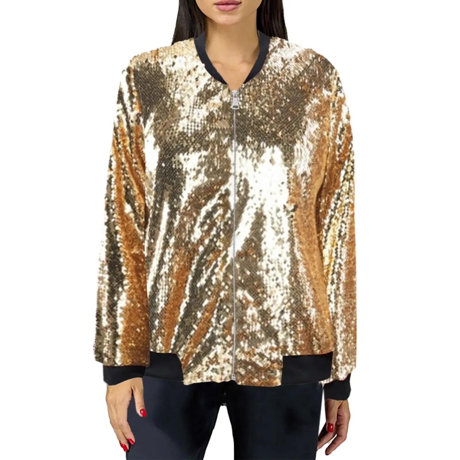 Silver Sequin Jacket