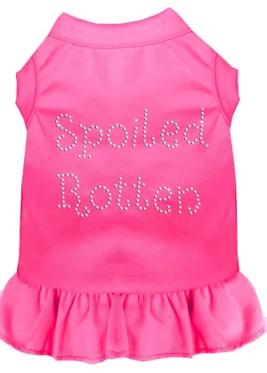 Spoiled Rotten Rhinestone Dress Bright Pink Med (12)