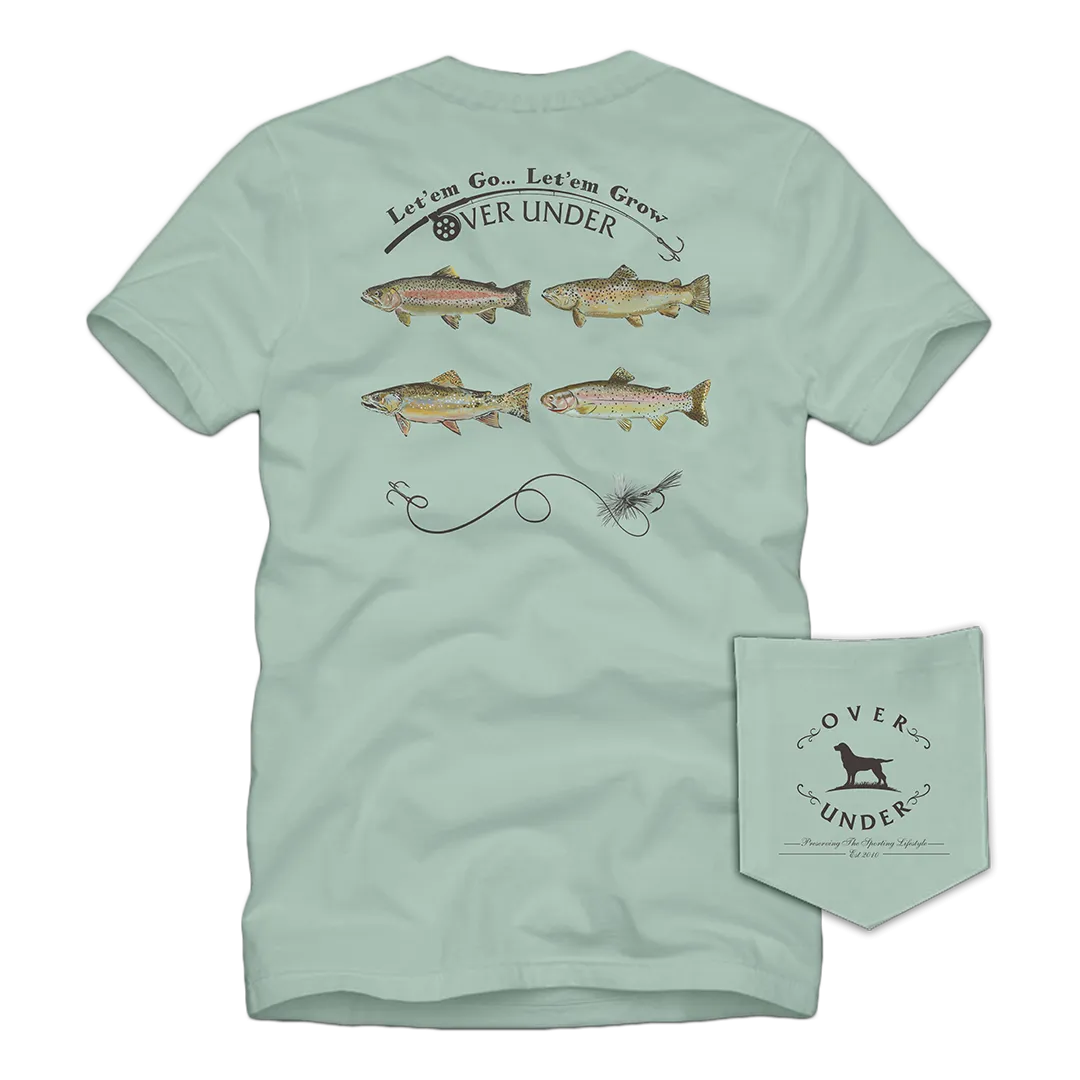 S/S Trout Slam T-Shirt Green Tea