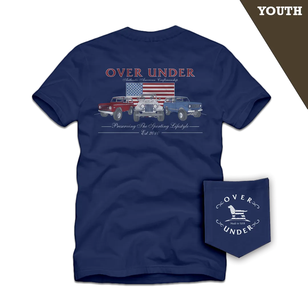 S/S Youth American Craftsmanship T-Shirt Navy