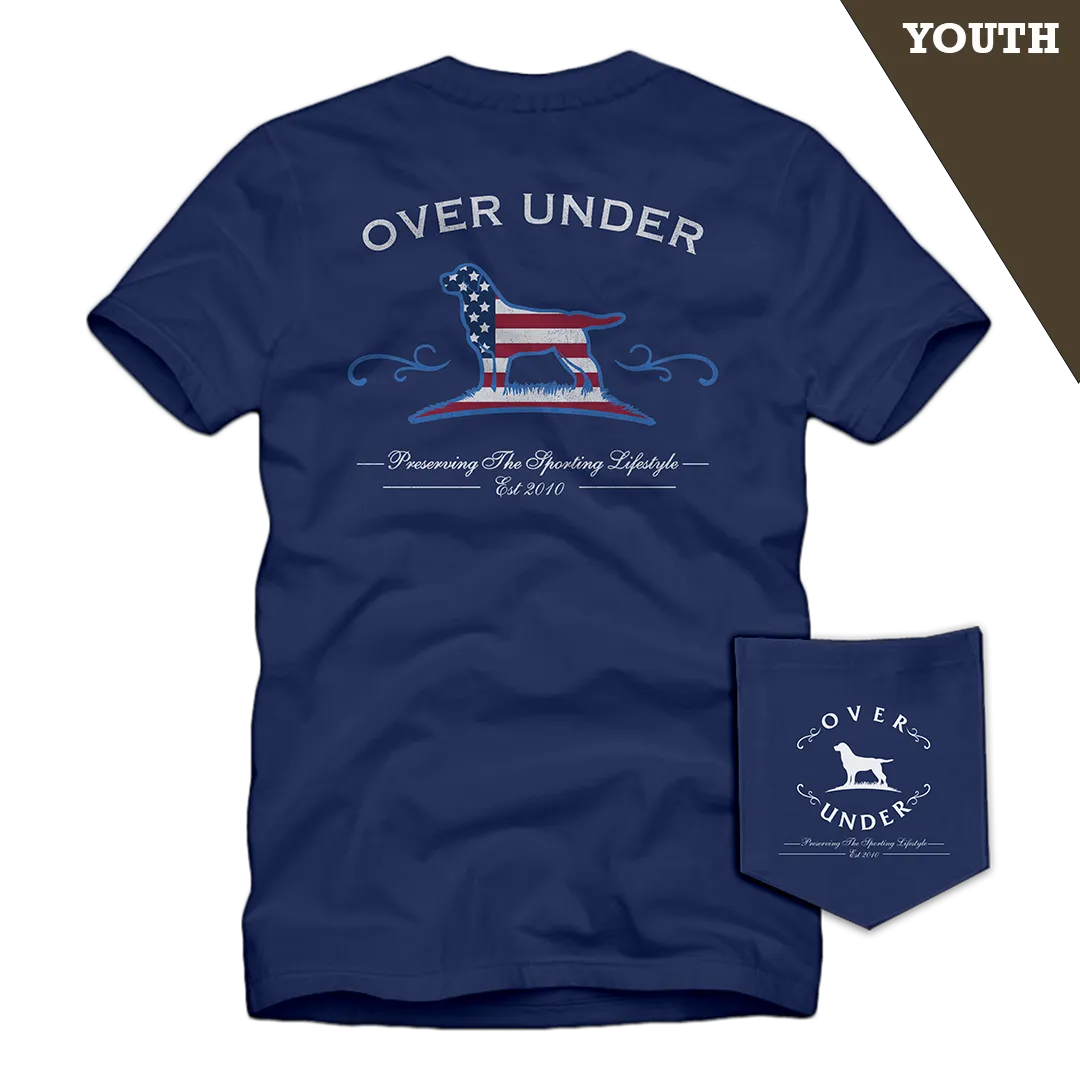 S/S Youth Freedom Lab T-Shirt Navy